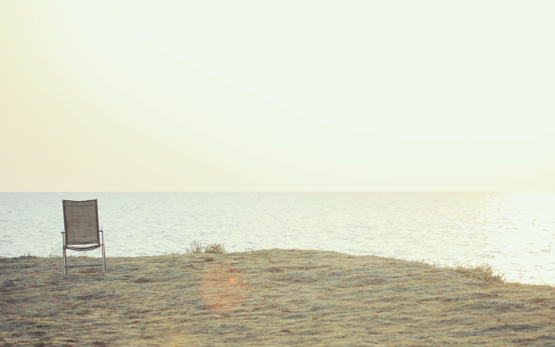 sea and ocean beach sea water ocean landscape seashore seascape fog sunset sand dawn light