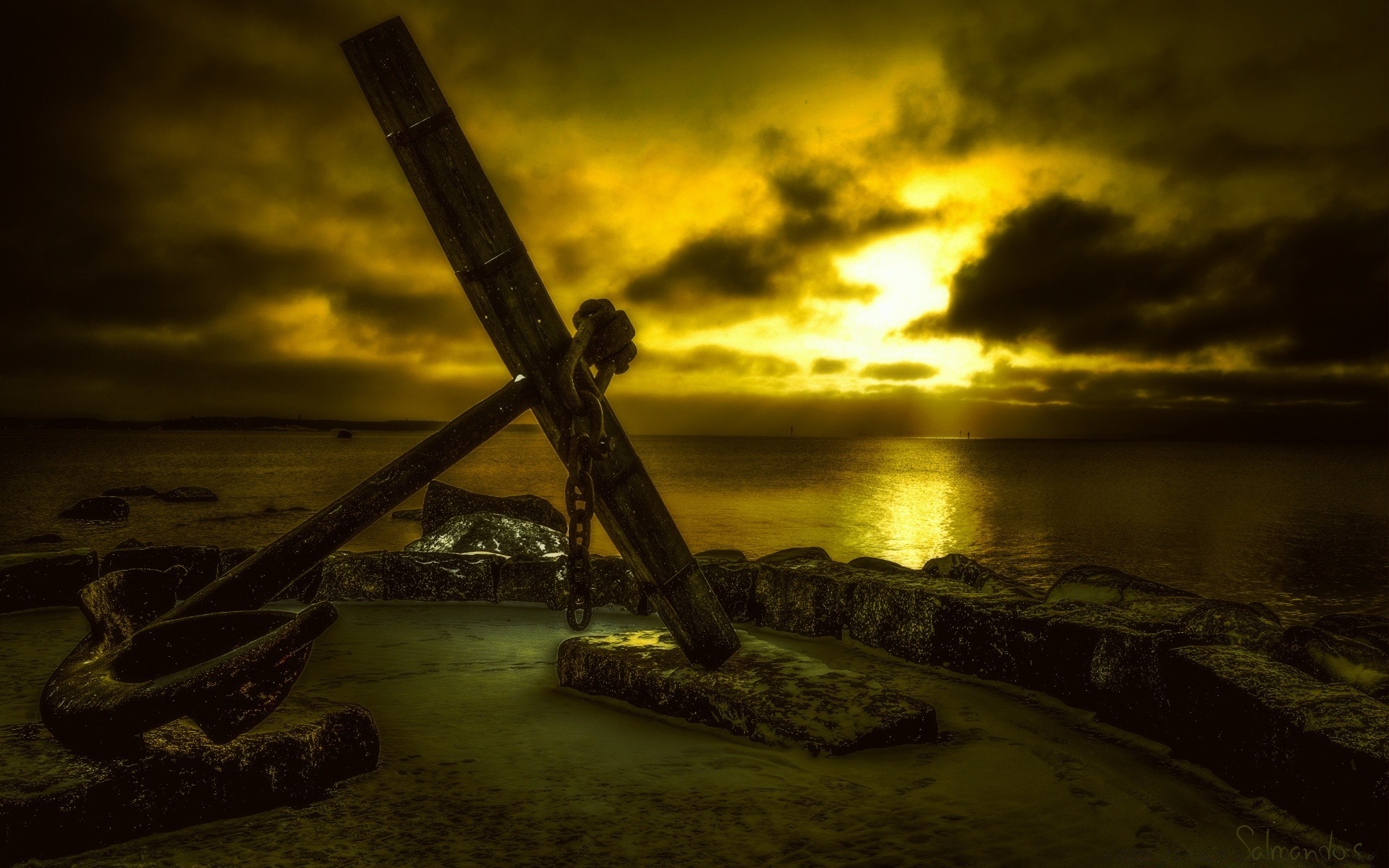 mer et océan coucher de soleil eau paysage rétro-éclairé aube plage lumière