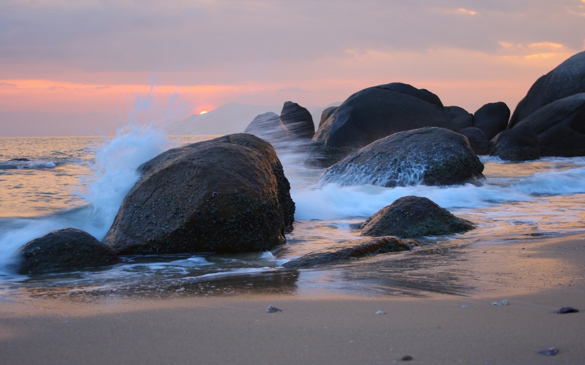 meer und ozean wasser sonnenuntergang strand meer ozean rock dämmerung meer abend landschaft brandung dämmerung landschaft