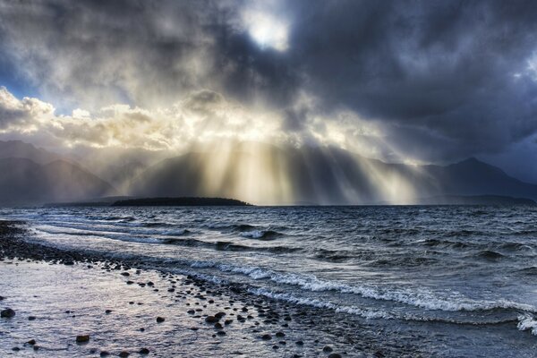 What could be more beautiful than an evening storm