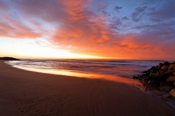 Sonnenuntergang am Meer