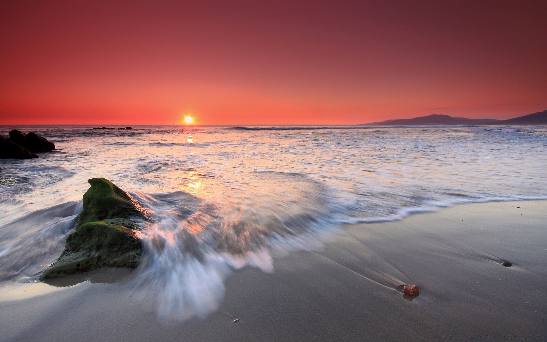 meer und ozean sonnenuntergang strand wasser ozean meer dämmerung meer abend landschaft sonne dämmerung reisen sand landschaft brandung