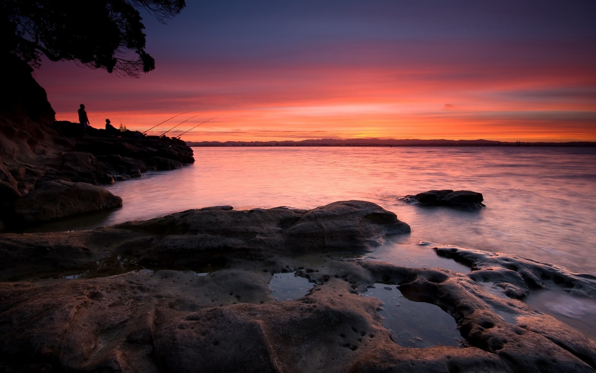 sea and ocean sunset water dawn dusk evening beach seascape sun ocean sea seashore sky landscape travel