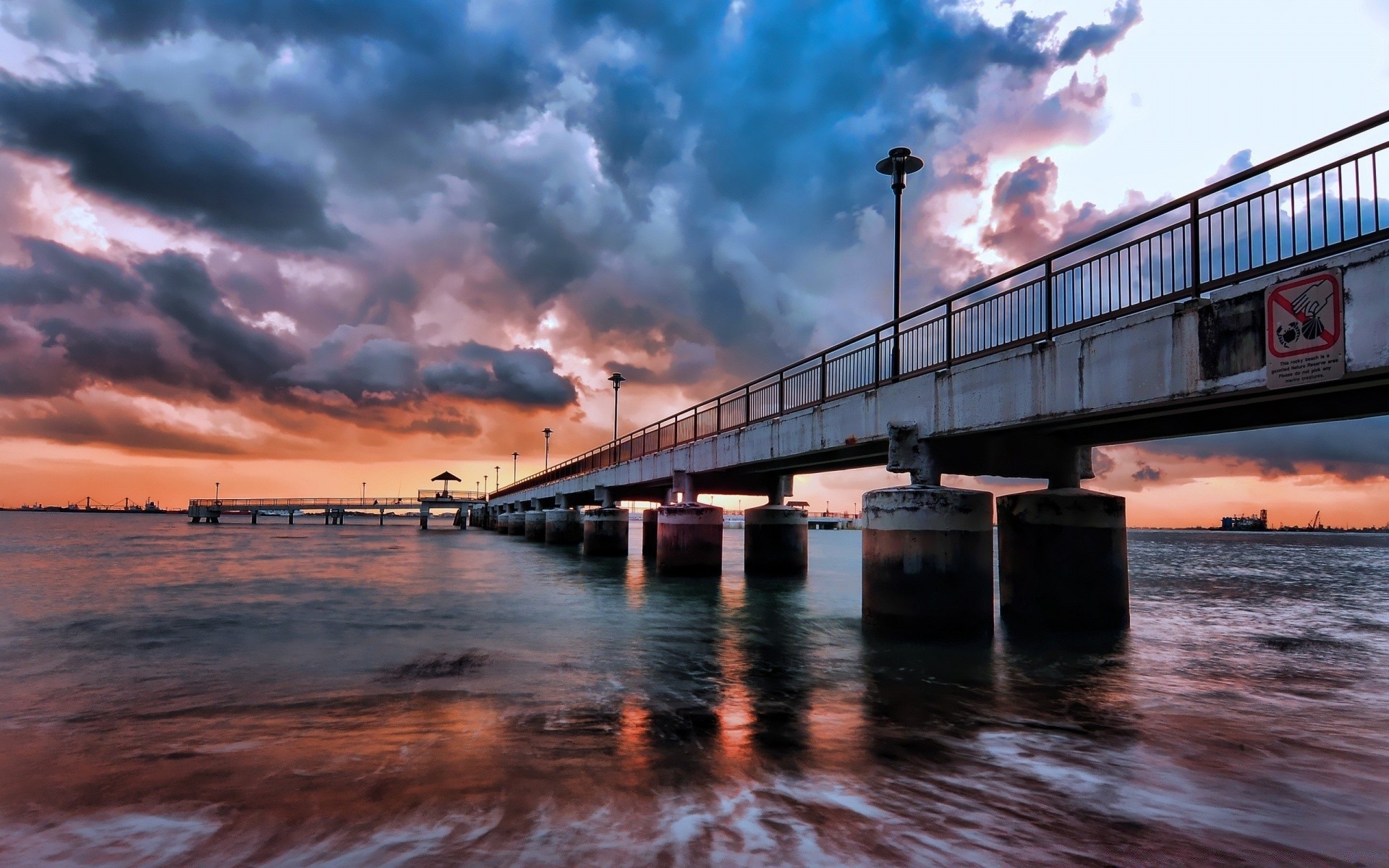 meer und ozean brücke wasser sonnenuntergang himmel reisen fluss dämmerung architektur dämmerung transportsystem meer pier reflexion