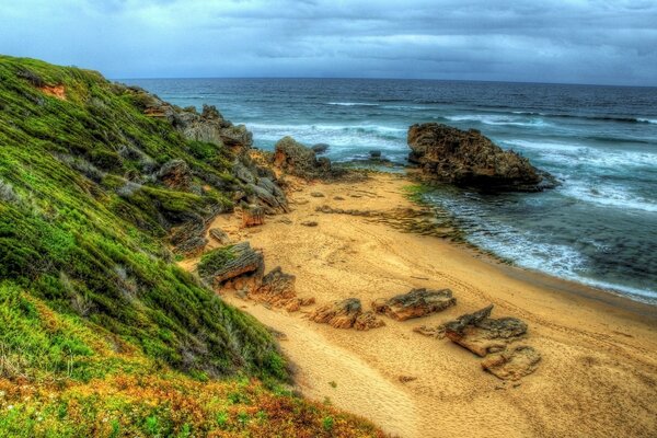 Costa Verde vicino al mare e spiaggia meravigliosa