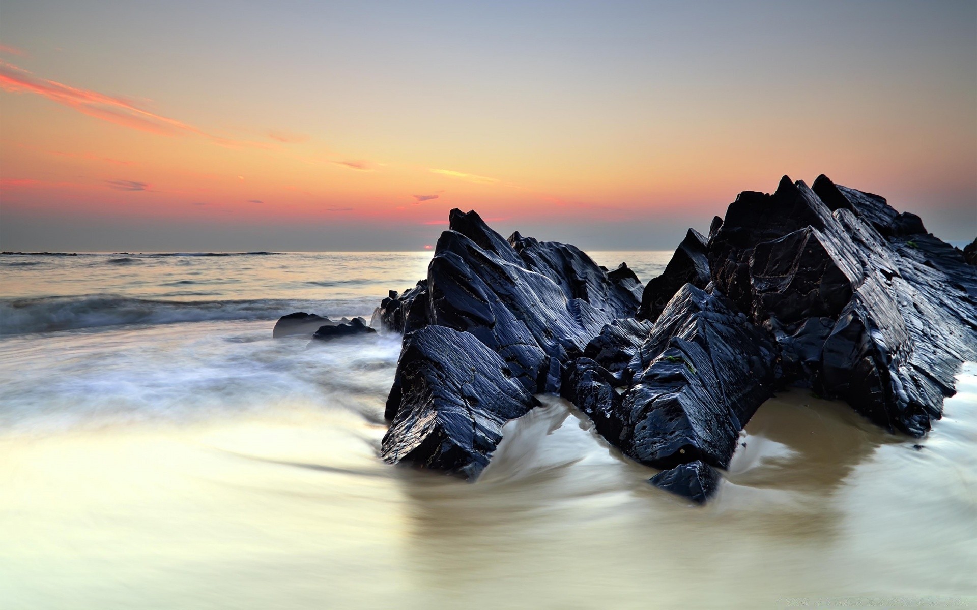 sea and ocean sunset water nature sea evening ocean beach dawn sky rock landscape sun