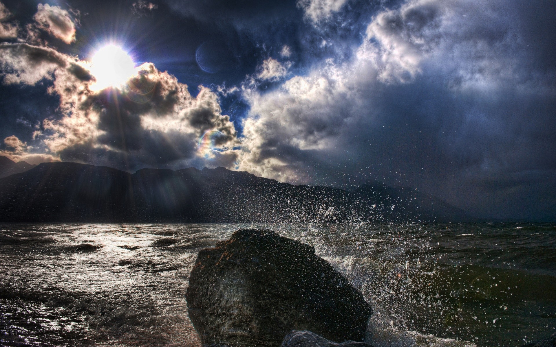 mer et océan paysage eau ciel nature coucher de soleil tempête voyage soleil à l extérieur volcan montagnes aube lumière