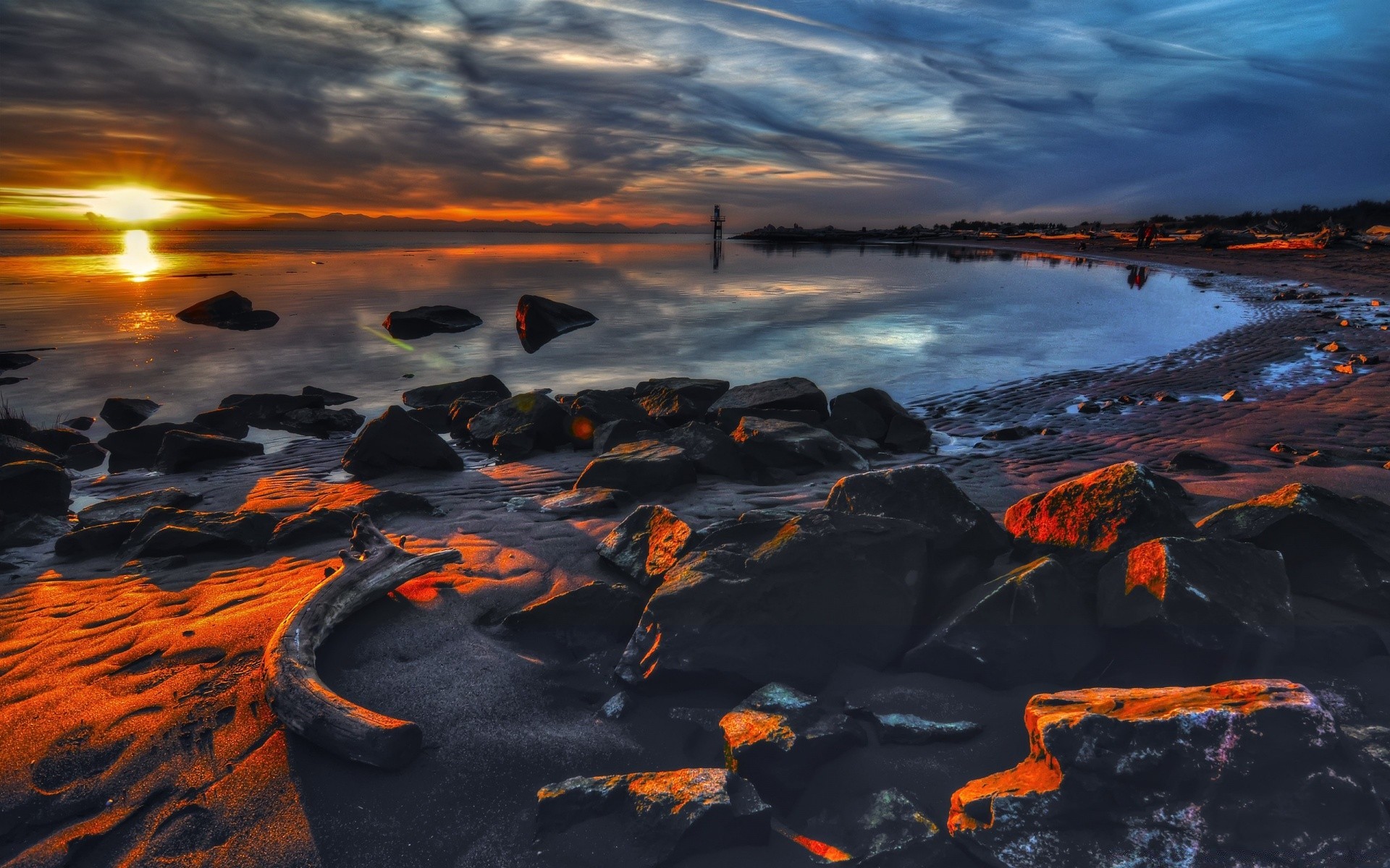 mer et océan coucher de soleil eau plage mer mer océan paysage soir réflexion aube crépuscule paysage ciel rock lac voyage soleil lumière