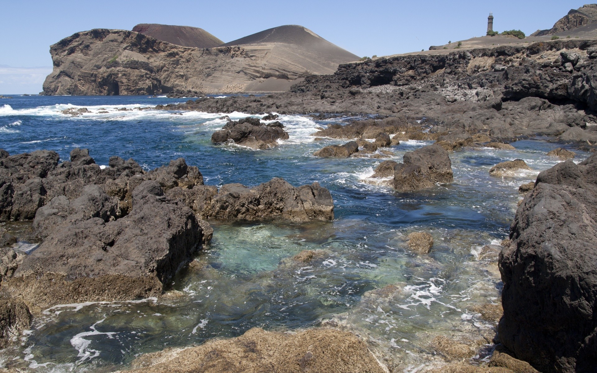 sea and ocean water seashore travel rock landscape sea outdoors ocean sky nature beach scenic seascape