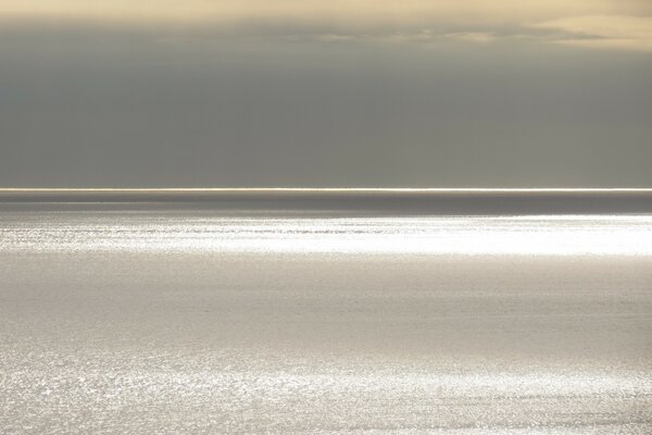 Quiet and calm weather at sea