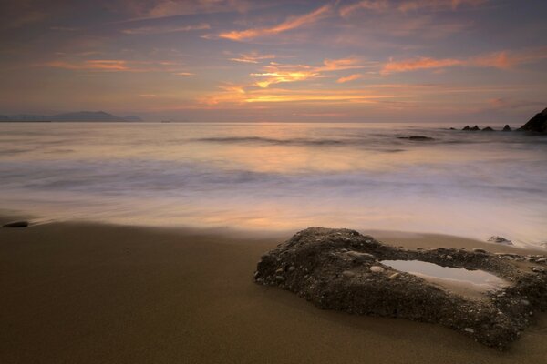 Sunset long exposure