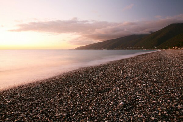 Sonnenuntergang am Strand