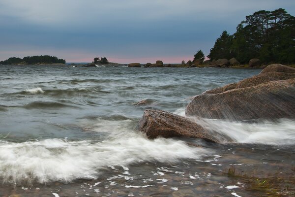 Sea and ocean. Sea surf