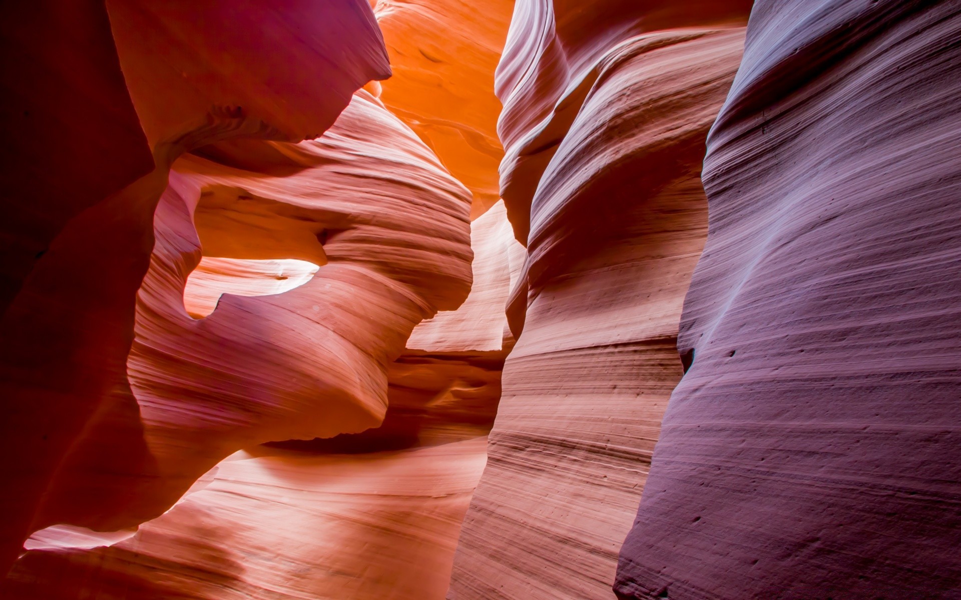 désert antilope canyon page grès couleur art résumé nature à l extérieur aube parc voyage fente flou paysage