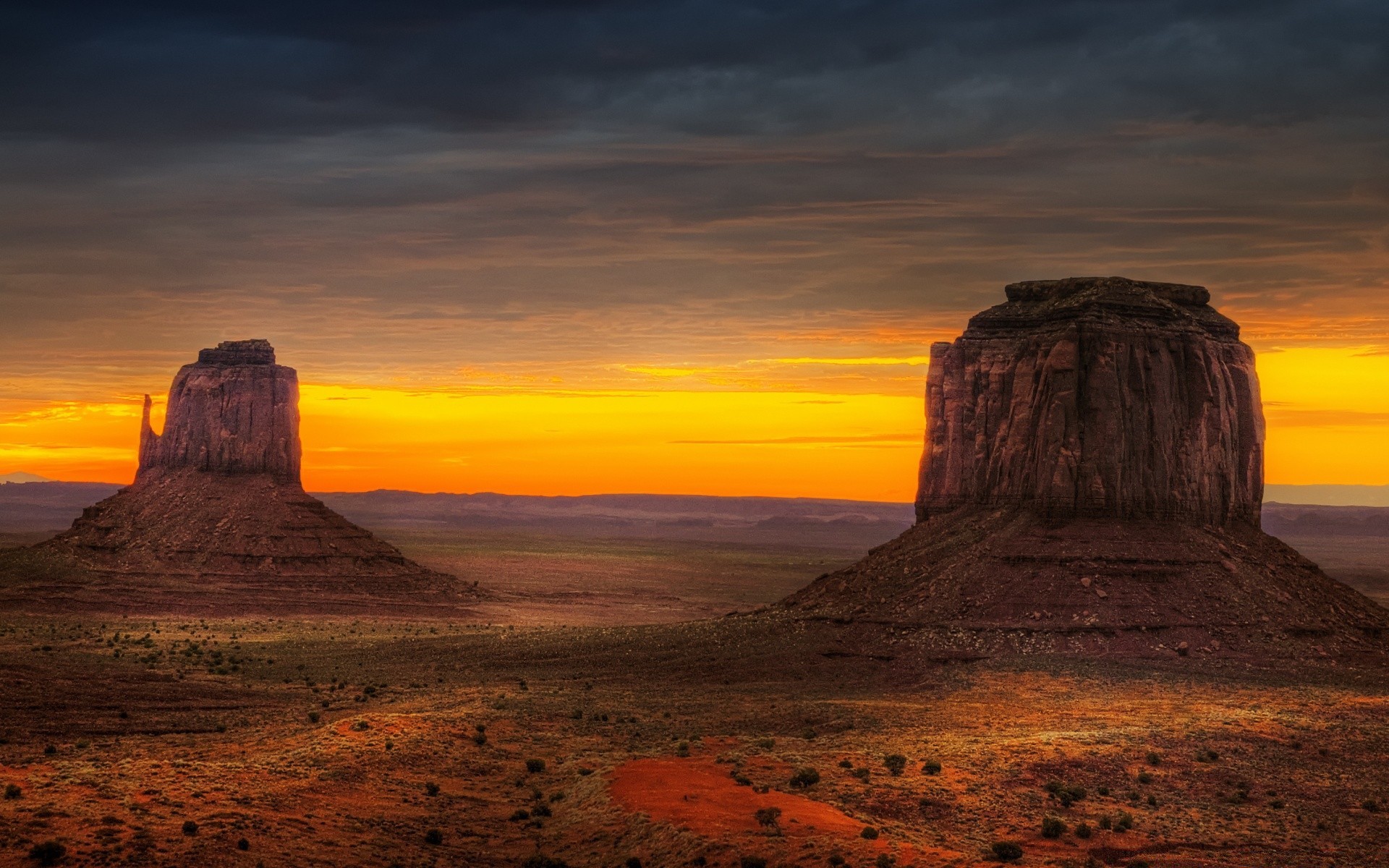 désert coucher de soleil paysage rock voyage aube grès ciel scénique à l extérieur soir géologie crépuscule