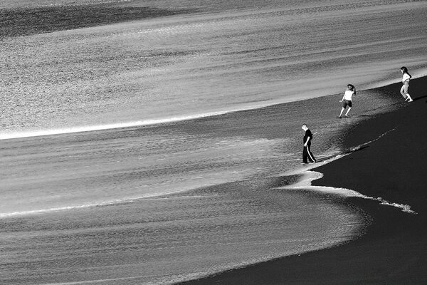 Concurso de movimento na praia