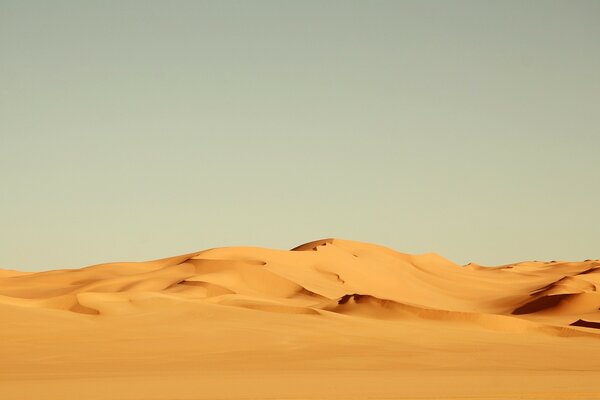 Desierto árido con dunas de arena