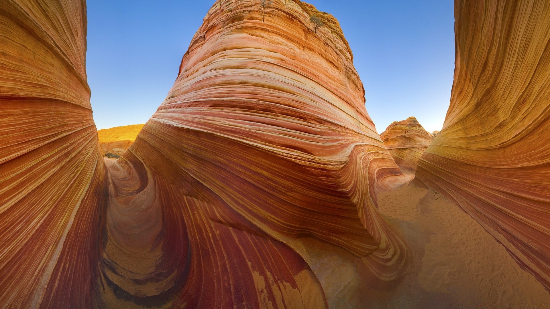 desierto arenisca cañón erosión antílope roca viajes seco geología arena naturaleza paisaje ranura al aire libre parque color cielo arid