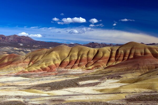 Landscape Desert and small mountains