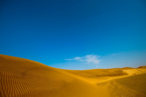 Les dunes de sable provoquent un sentiment de peur