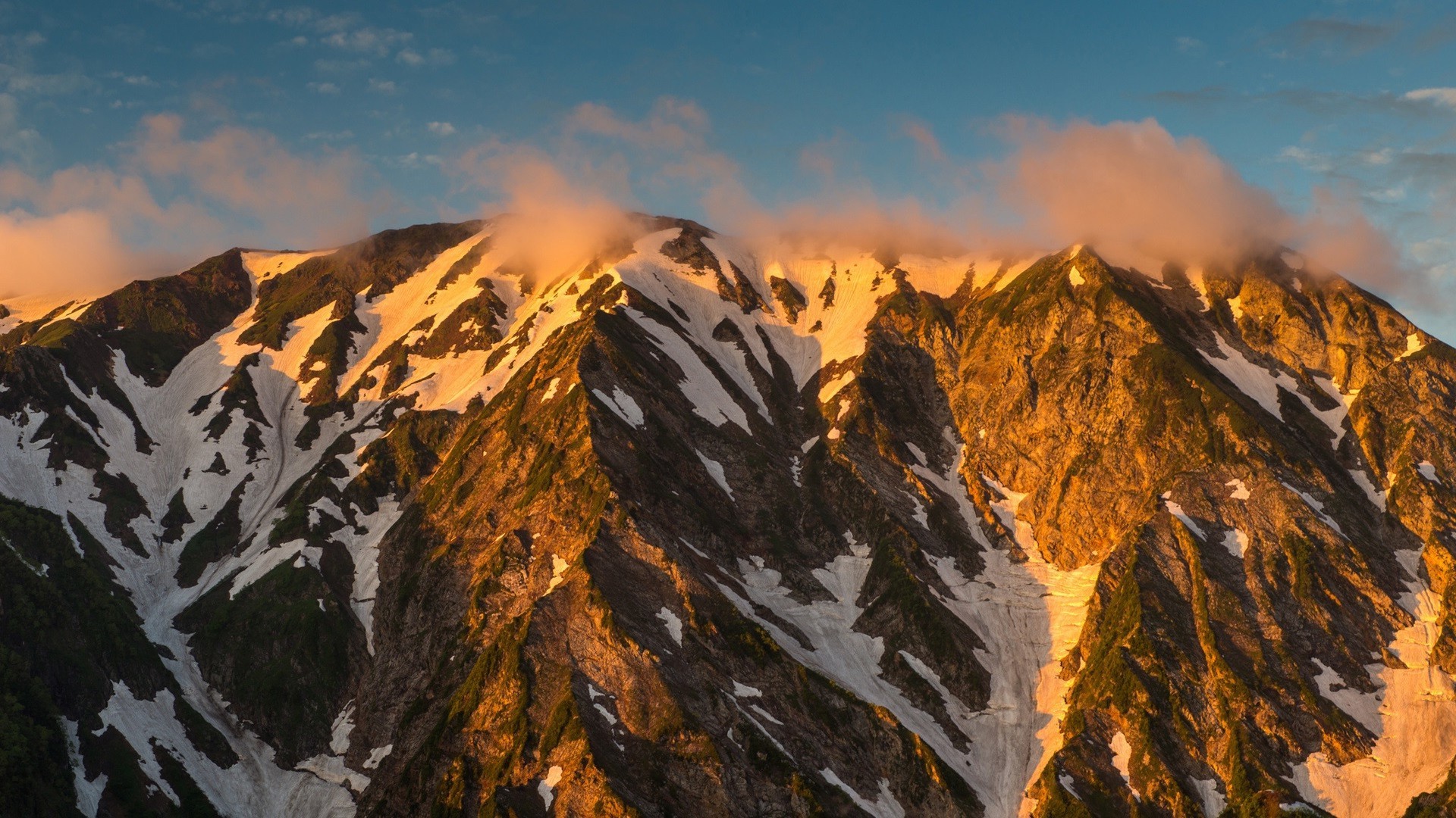 mountains snow sunset outdoors mountain winter nature dawn travel sky