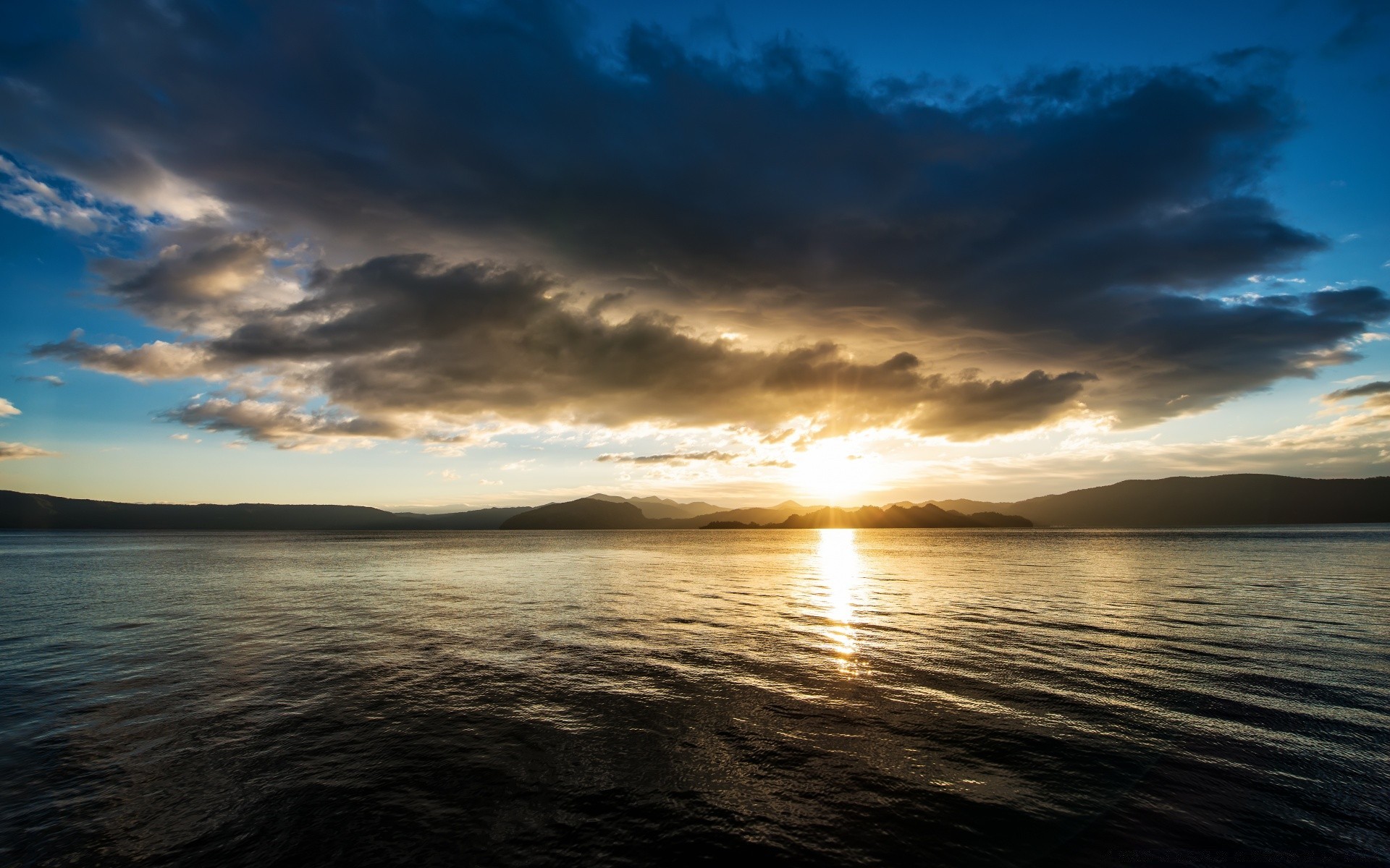 lake sunset water sun dawn dusk evening beach sea sky ocean landscape seascape cloud fair weather