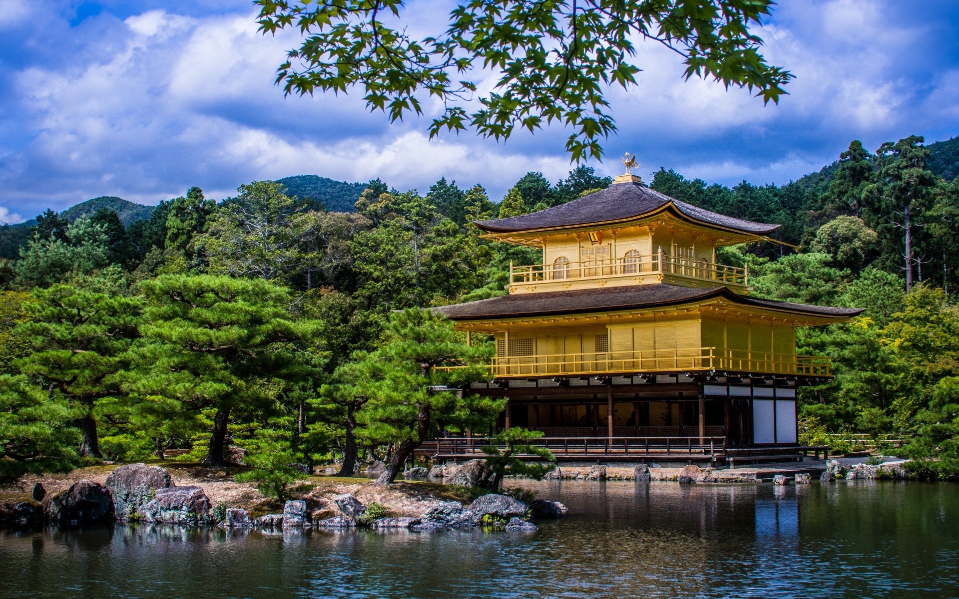 lake water wood travel marquee traditional outdoors building architecture tree nature sky wooden house reflection landscape