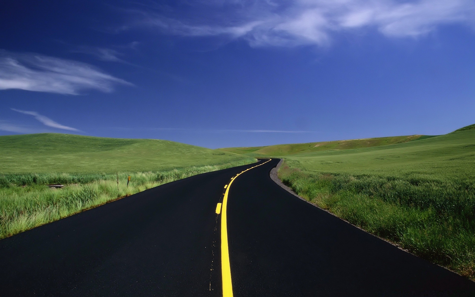 landscapes landscape road sky outdoors daylight grass travel nature countryside