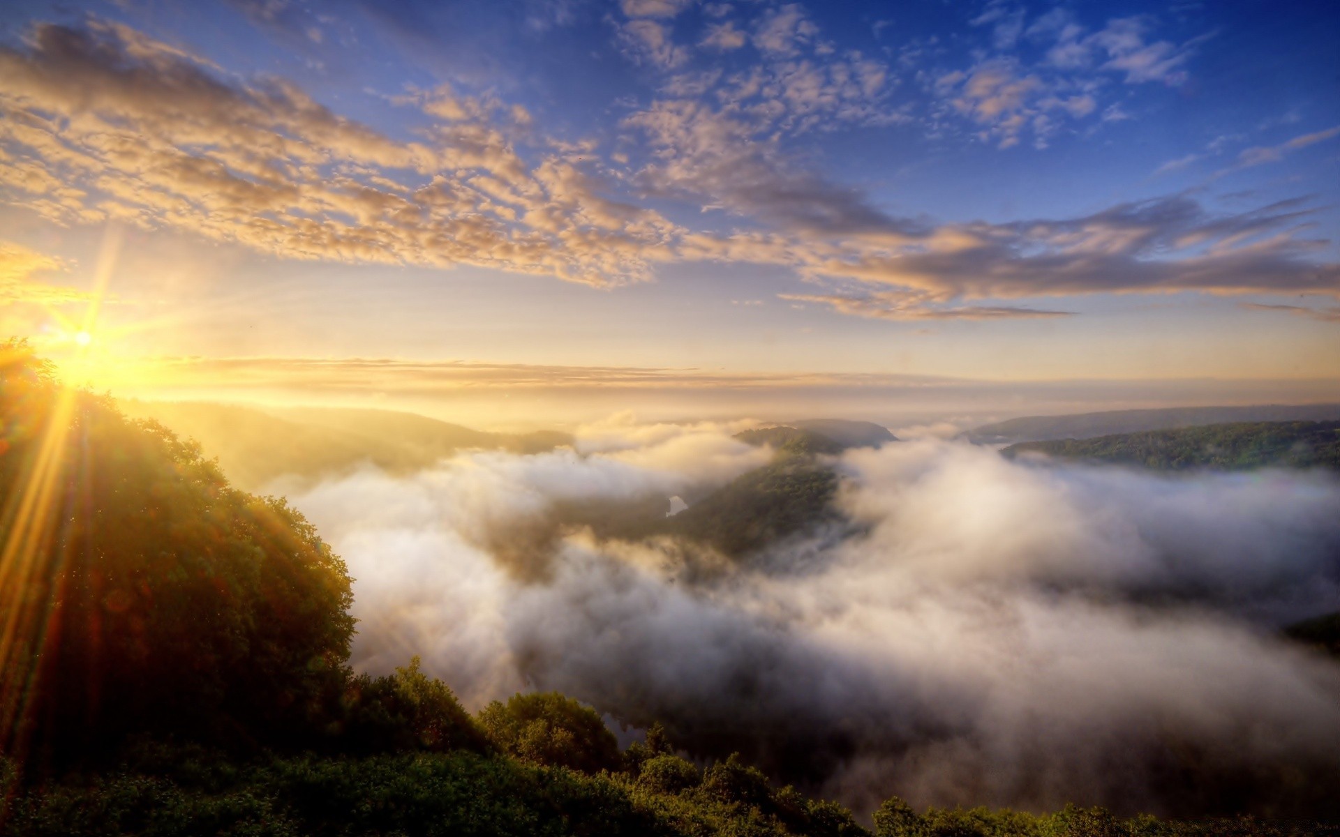 landscapes landscape sunset fog dawn mist sky sun volcano storm mountain nature water outdoors evening travel