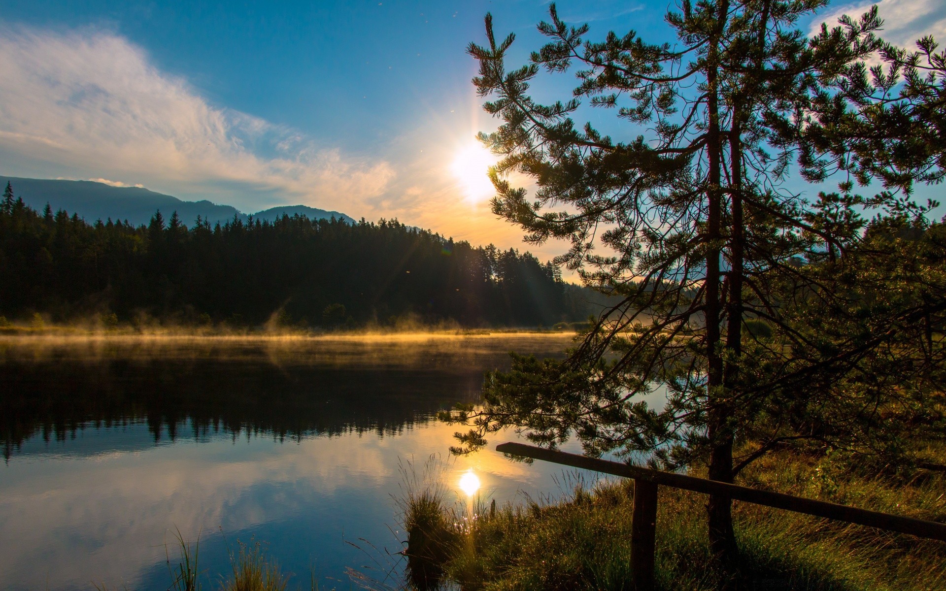 krajobrazy drzewo krajobraz świt iglaste odbicie drewno na zewnątrz evergreen jezioro natura woda wieczorem malownicze zachód słońca niebo śnieg zima dobra pogoda