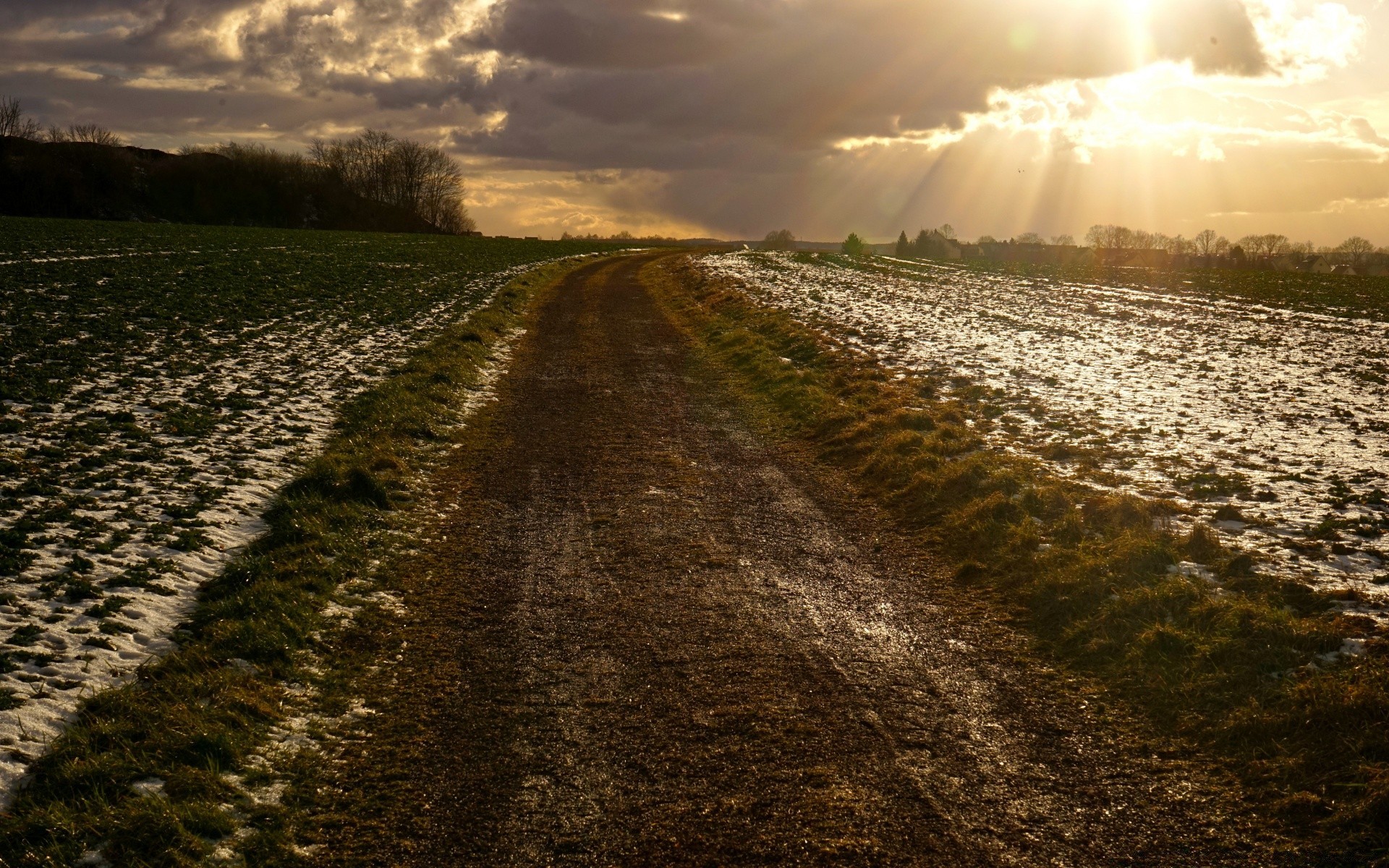 paysage paysage coucher de soleil aube ciel nature route en plein air champ soir voyage météo agriculture soleil tempête lumière eau