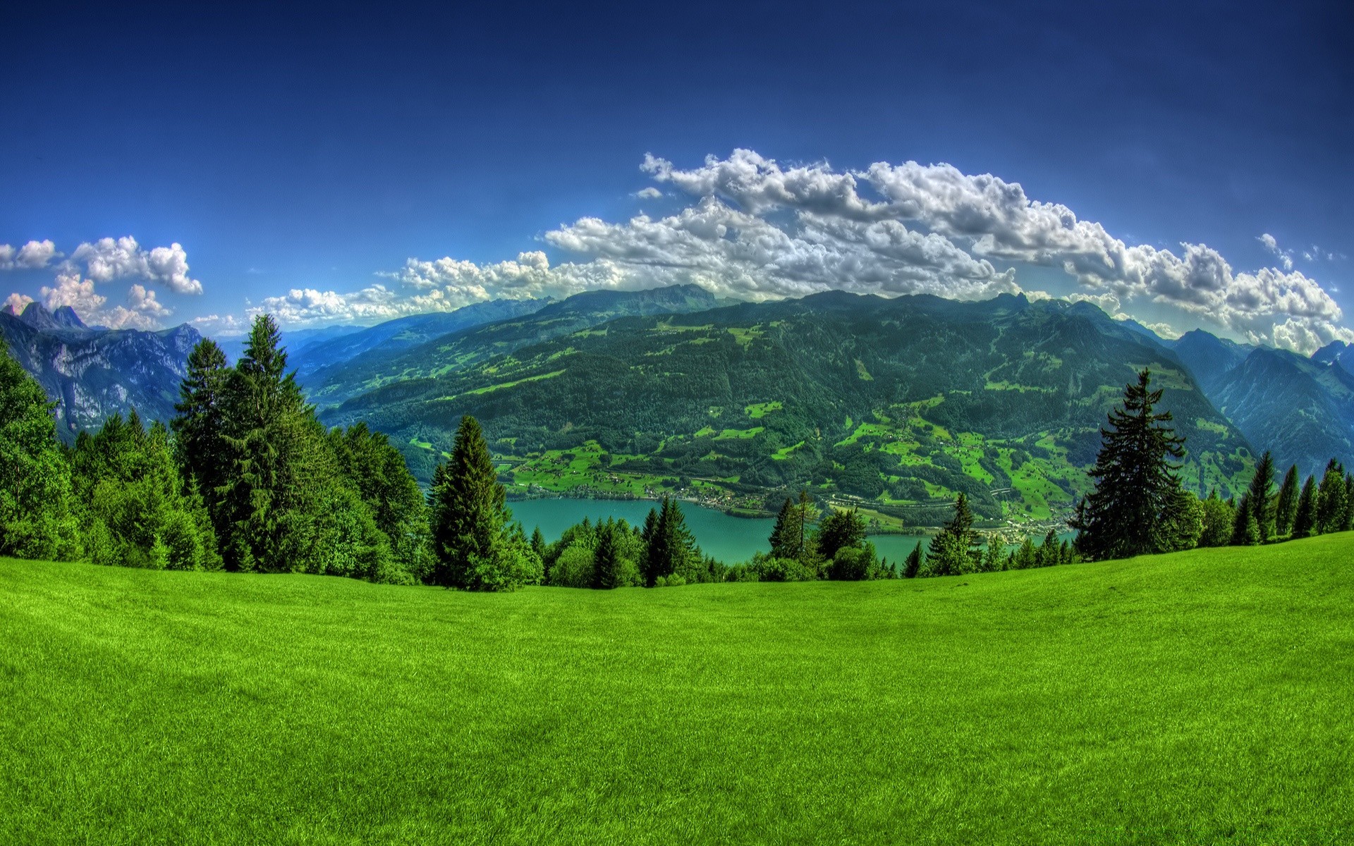 landscapes grass landscape hayfield nature tree outdoors wood grassland sky hill rural summer mountain scenic field fair weather pasture countryside sight