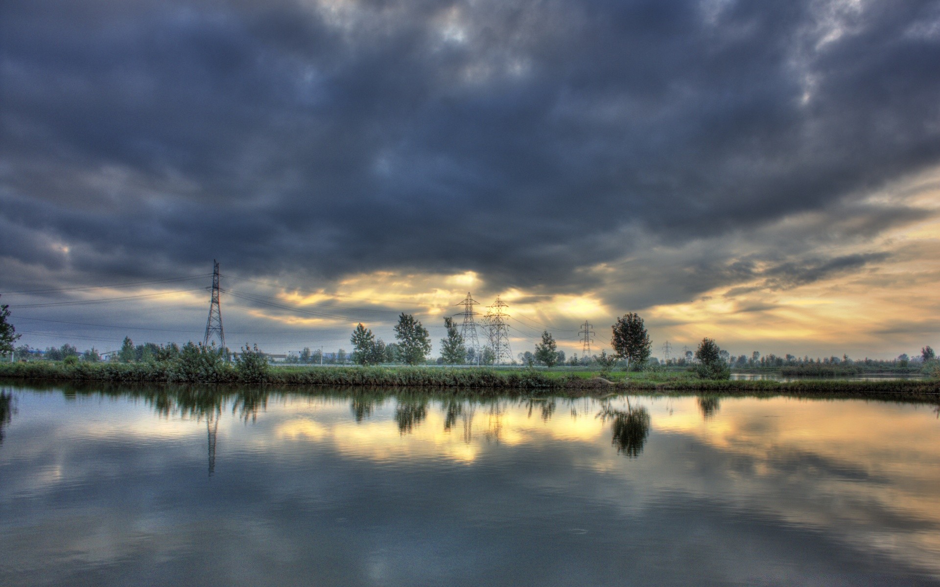 paysage réflexion eau paysage lac rivière ciel nature aube coucher de soleil arbre nuage soir été lumière à l extérieur