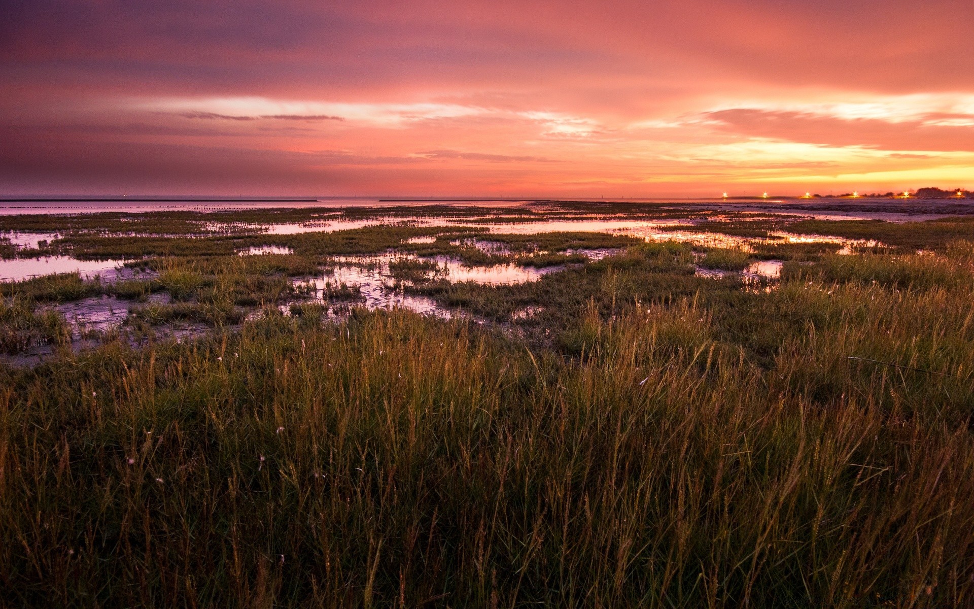 landschaft sonnenuntergang landschaft dämmerung himmel dämmerung natur wasser sonne gras abend reisen im freien see meer strand