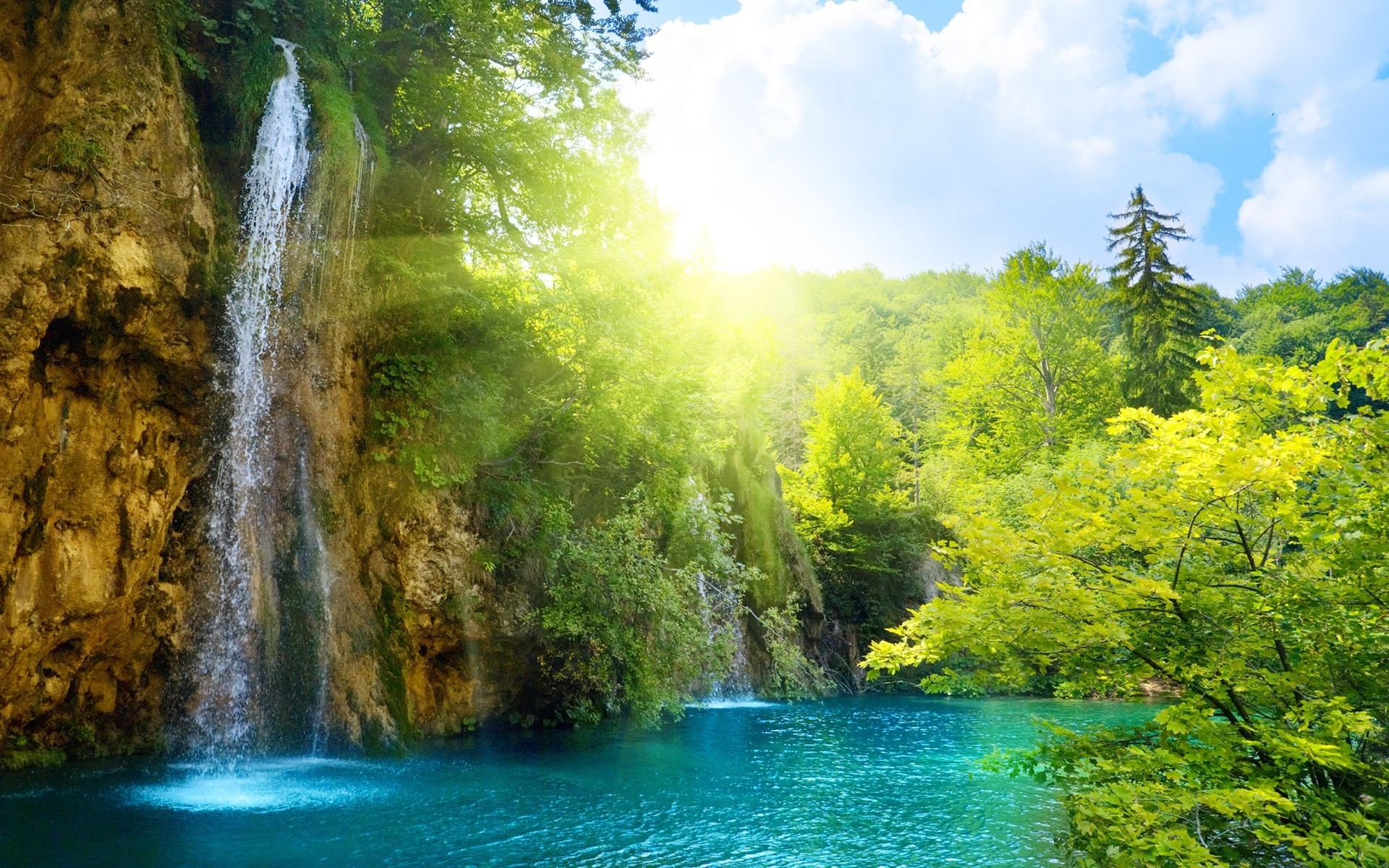 пейзажі води природа деревини водоспад річка подорожі на відкритому повітрі пейзаж дерево літо лист мальовничий потік тропічний рок парк красиві пейзажі холоднокровність