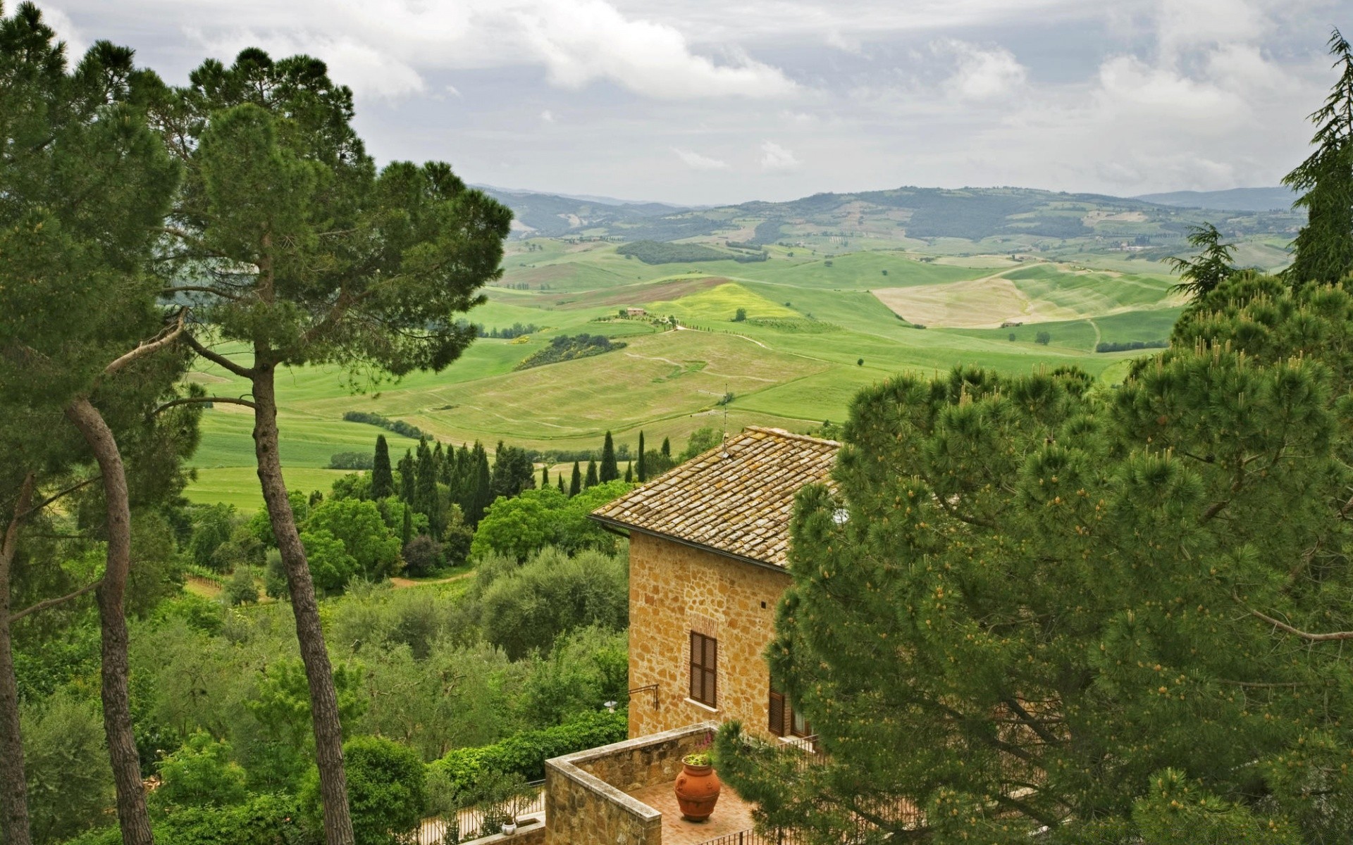 landscapes landscape travel tree architecture sky nature outdoors wood hill rural scenic summer house countryside mountain grass building