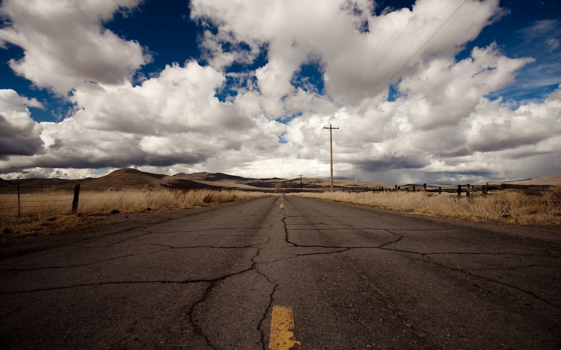 landscapes road sky landscape desert nature travel cloud guidance asphalt street