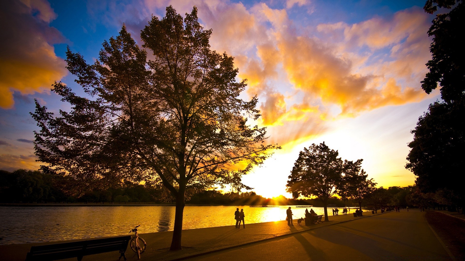 paisaje amanecer atardecer árbol agua sol noche lago al aire libre anochecer naturaleza paisaje cielo buen tiempo reflexión viajes