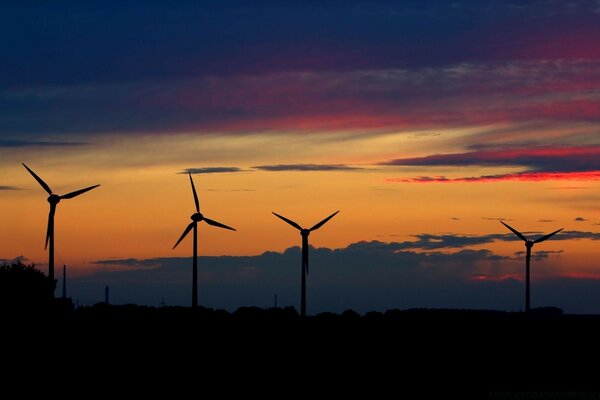 Turbina viento viento