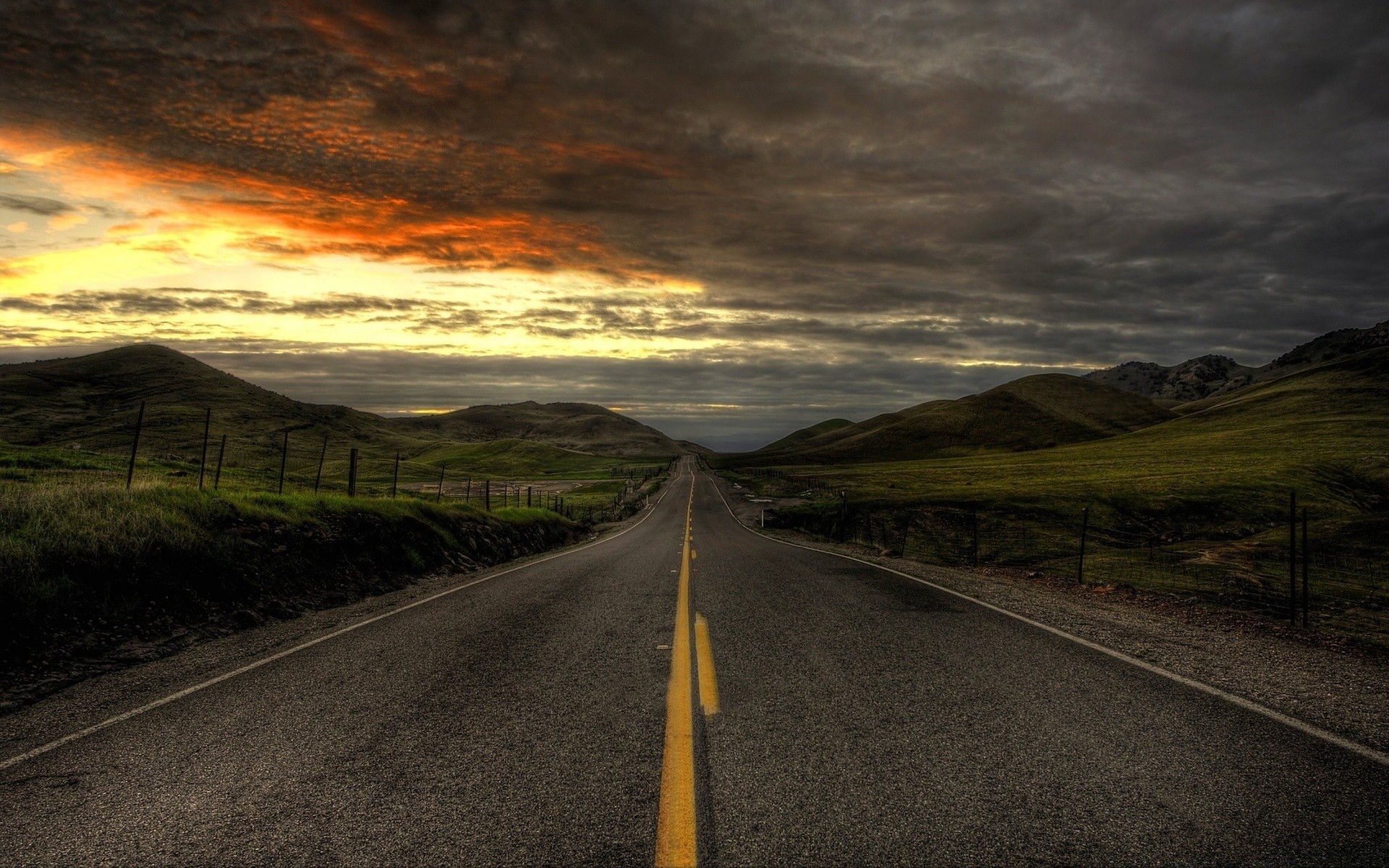 landschaft straße landschaft reisen himmel führung sonnenuntergang autobahn im freien berge natur