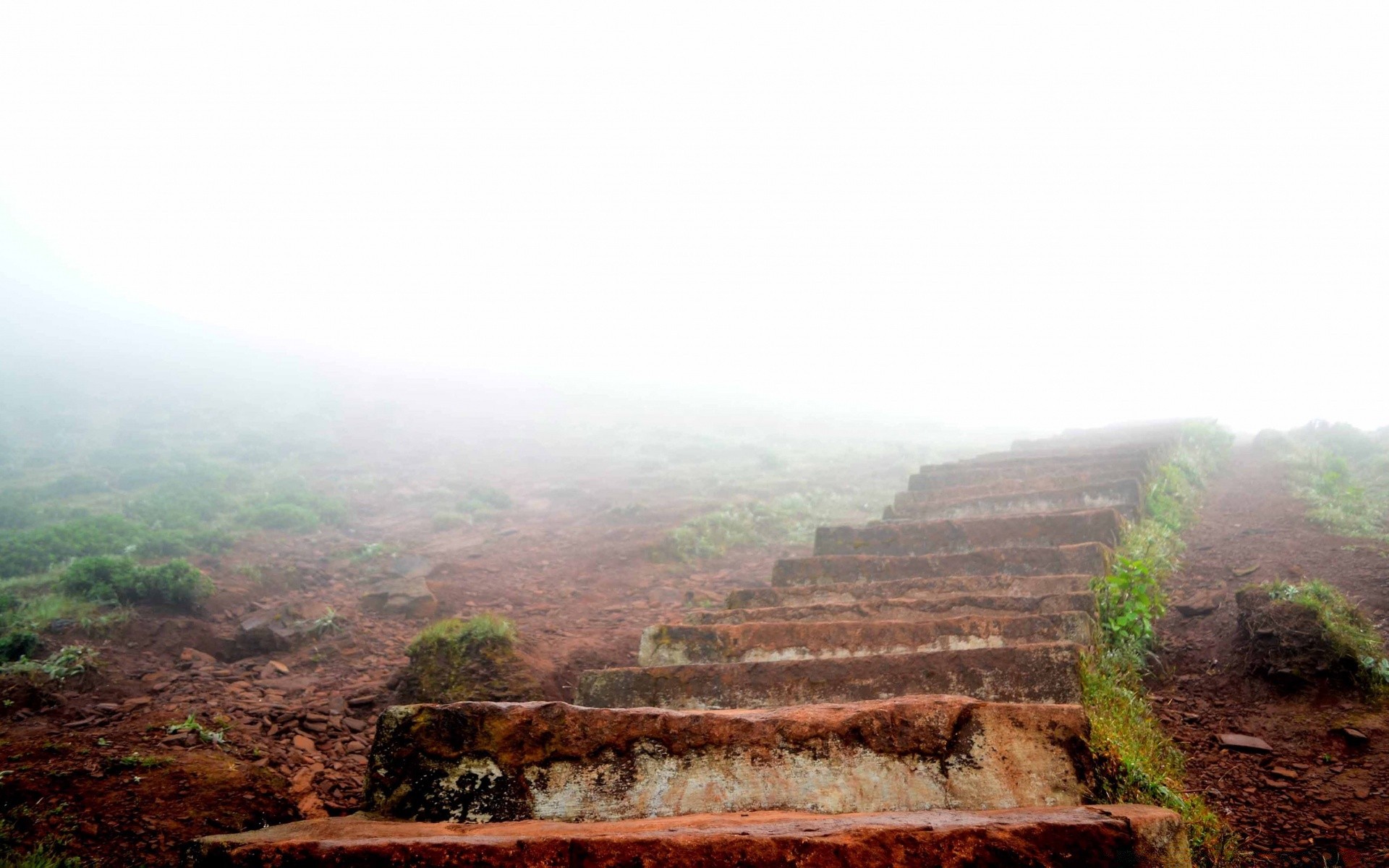 landschaft landschaft berge natur reisen himmel im freien rock holz holz nebel