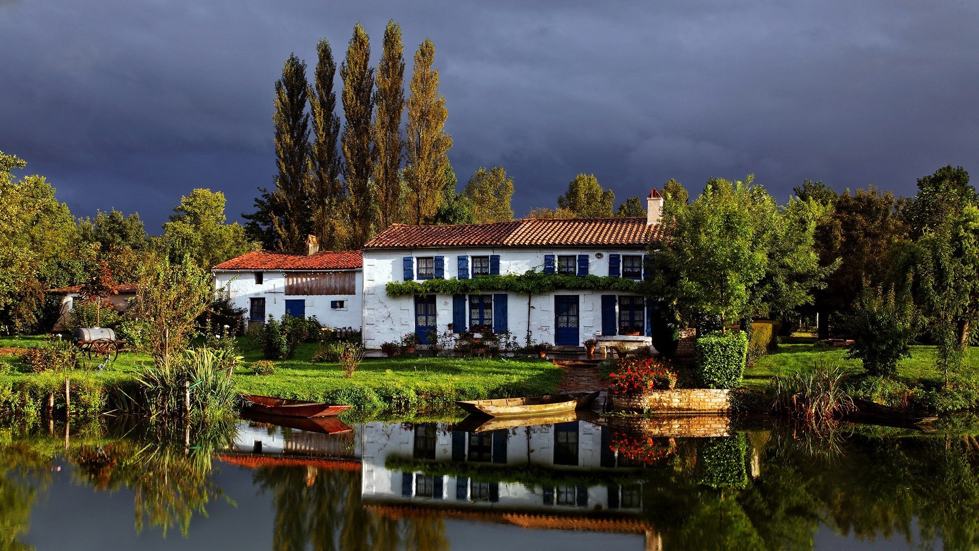 paisagens água lago casa arquitetura ao ar livre casa árvore casa reflexão viagens rio piscina céu luz do dia madeira tradicional