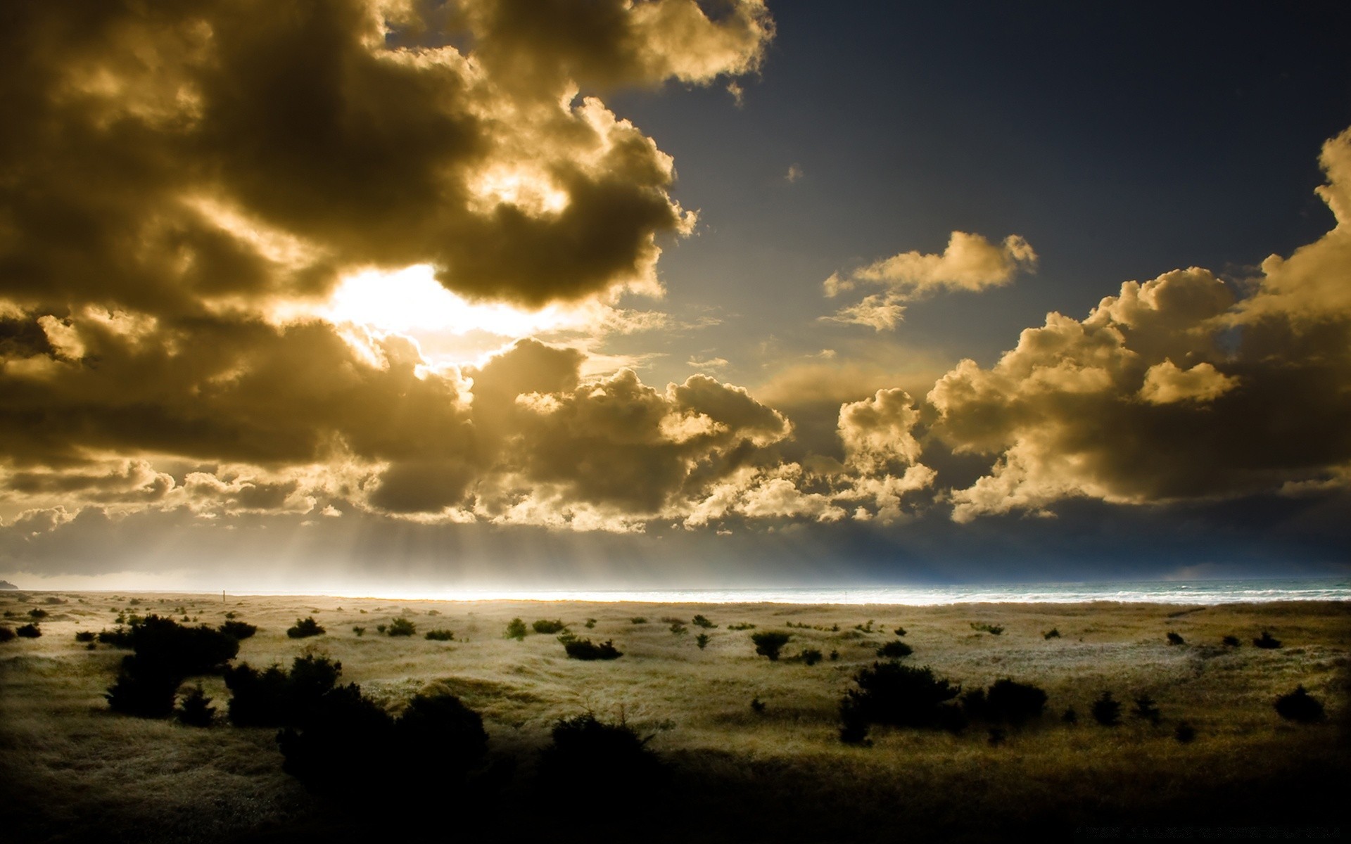 landschaft sonnenuntergang wasser himmel landschaft natur sonne strand dämmerung meer gutes wetter ozean dämmerung sturm im freien abend