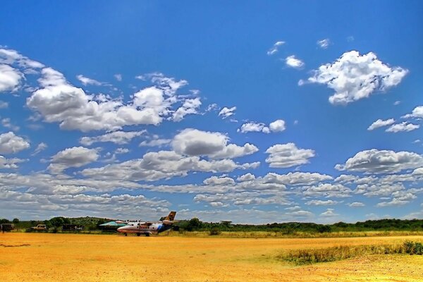 Belle vue sur les nuages