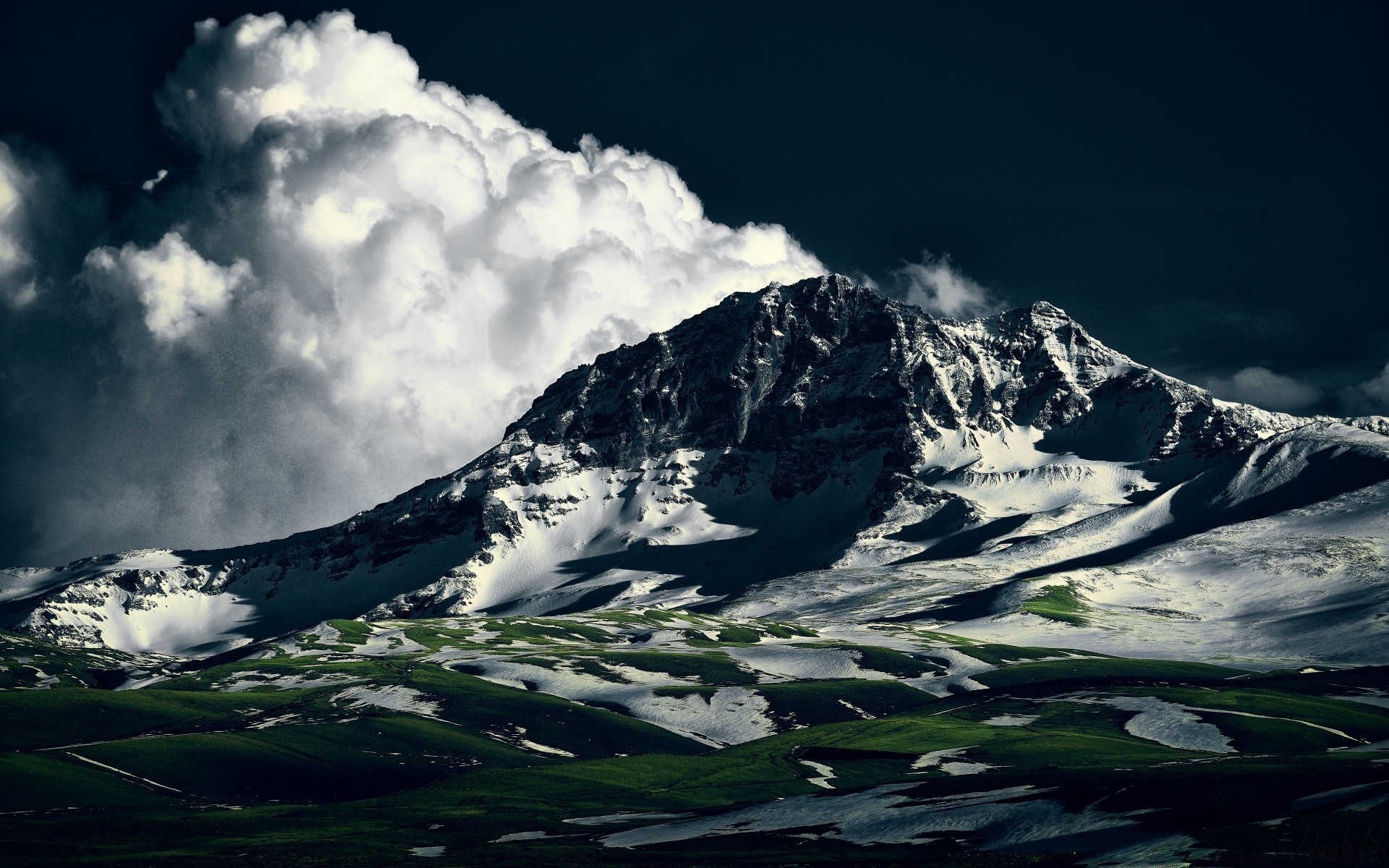 berge schnee berge landschaft reisen eis gletscher natur himmel im freien winter vulkan berggipfel