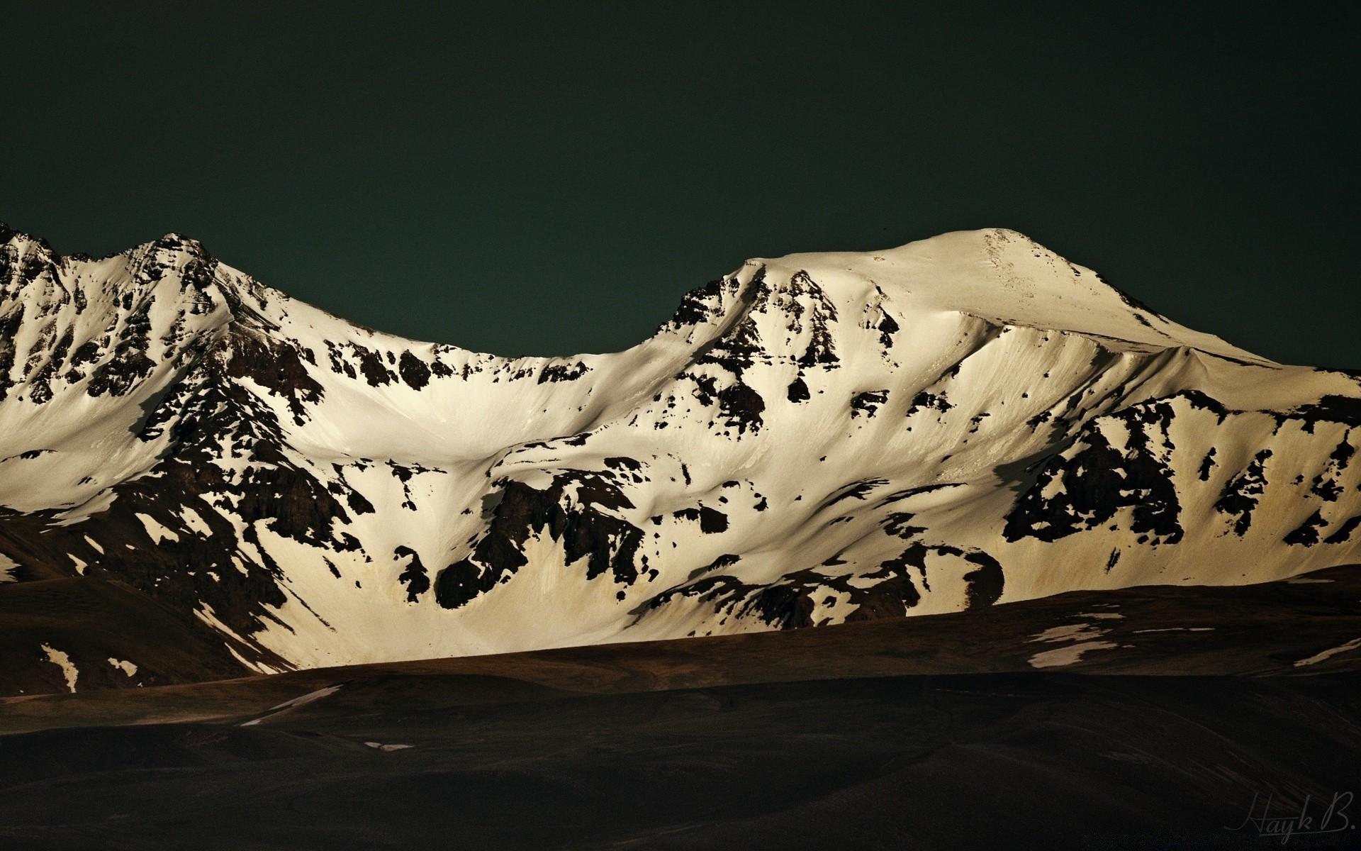 berge schnee landschaft eis