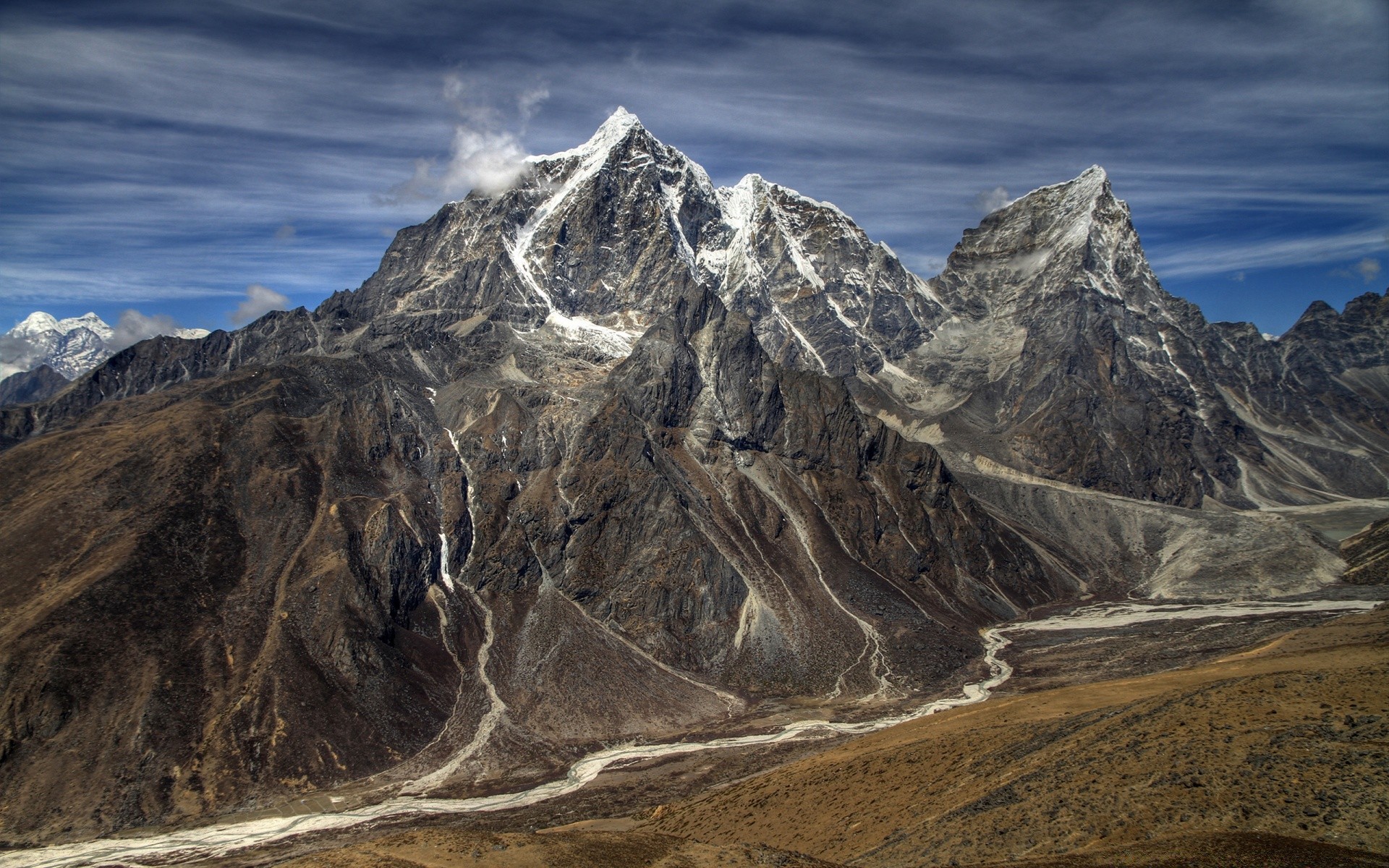 mountains mountain snow landscape travel mountain peak scenic glacier outdoors valley sky nature rock ice hike volcano