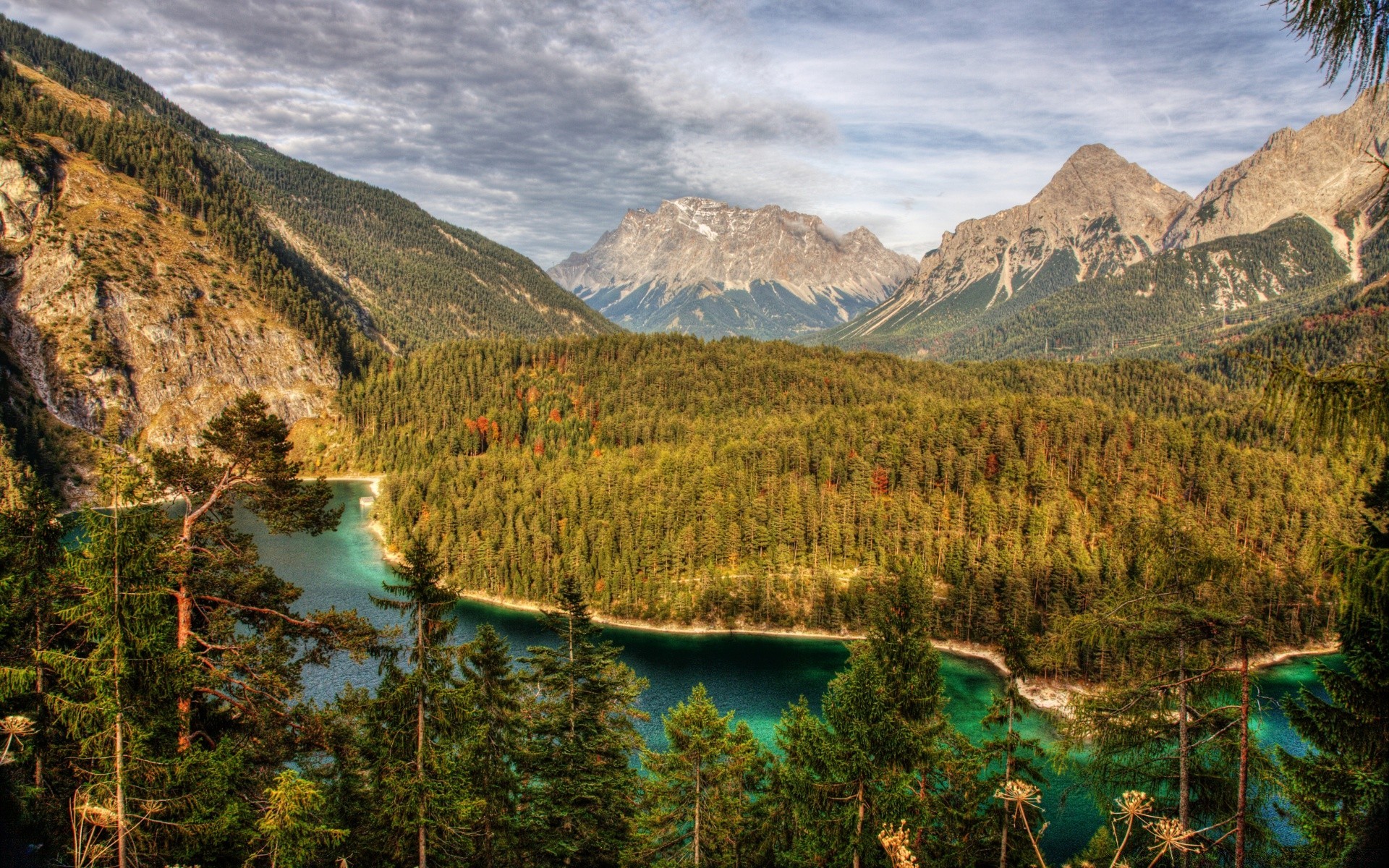 mountains water mountain outdoors travel wood lake nature landscape scenic sky tree snow fall river daylight valley