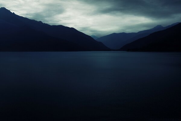 Fond sombre minimaliste sur le thème de la nature