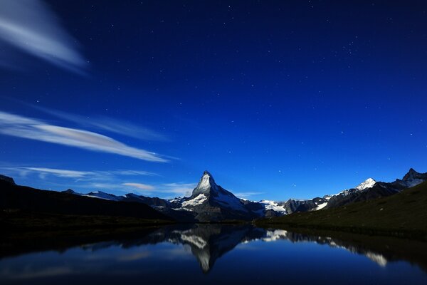 Matterhorn in der Nacht